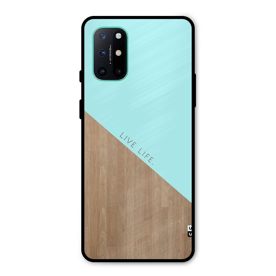 Live Life Metal Back Case for OnePlus 8T