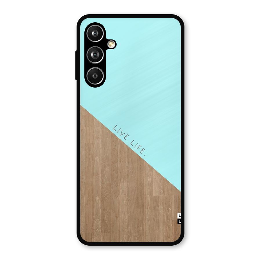Live Life Metal Back Case for Samsung Galaxy M54