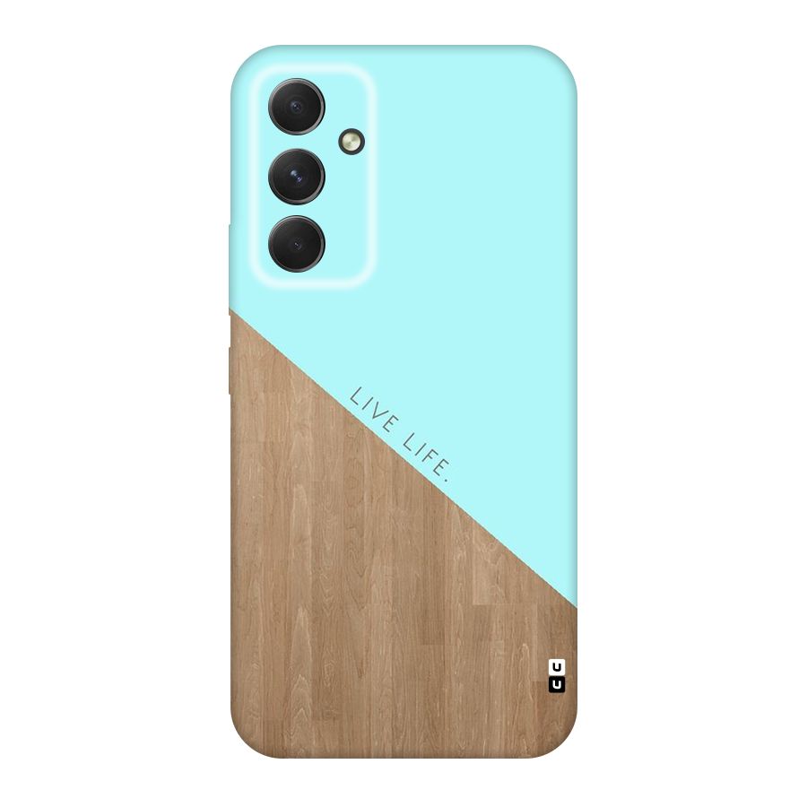 Live Life Original Polycarbonate Back Case for Galaxy A54