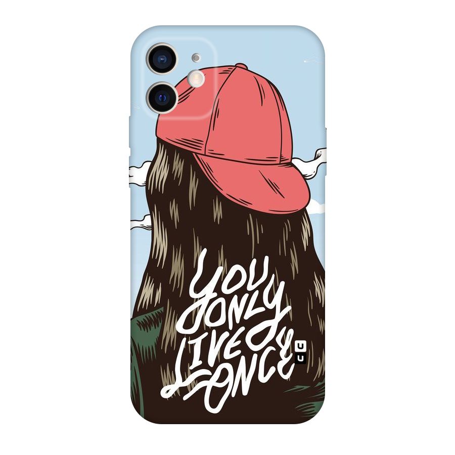 Live Once Original Polycarbonate Back Case for iPhone 12