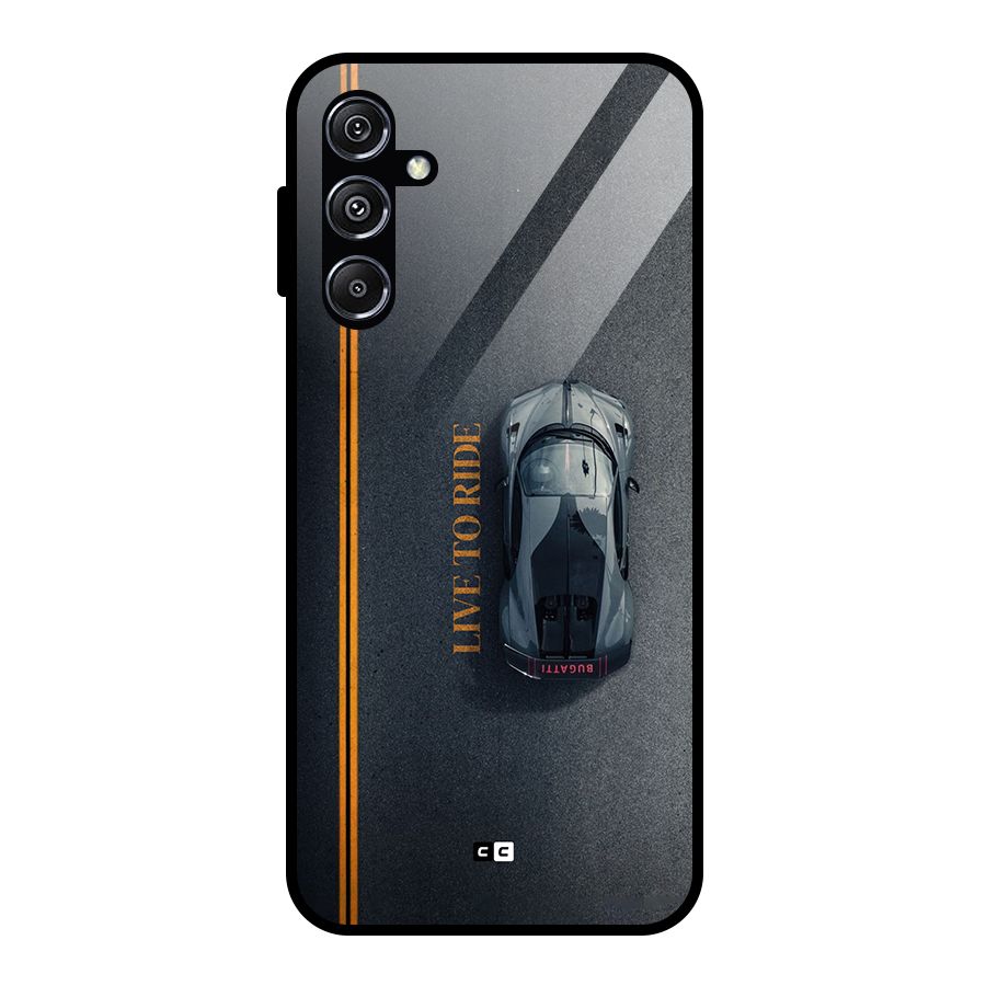 Live To Ride Glass Back Case for Galaxy M34 5G