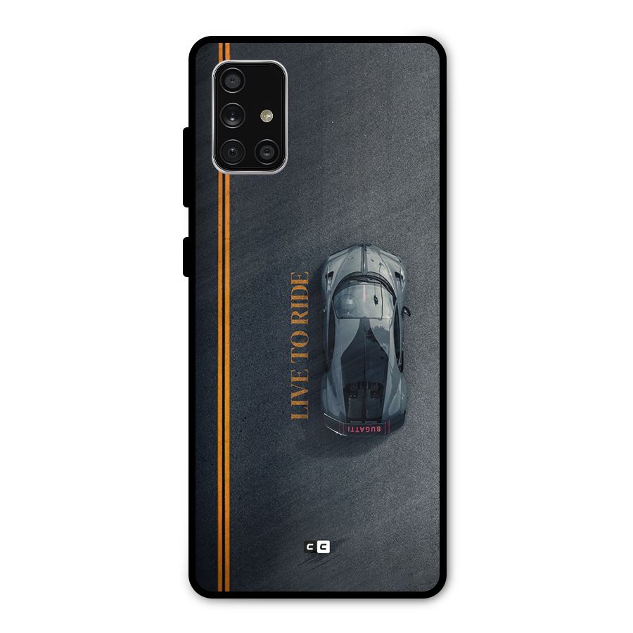 Live To Ride Metal Back Case for Galaxy A71