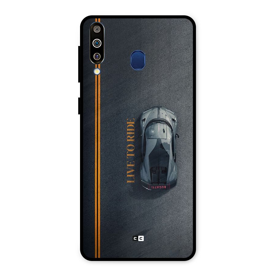 Live To Ride Metal Back Case for Galaxy M30
