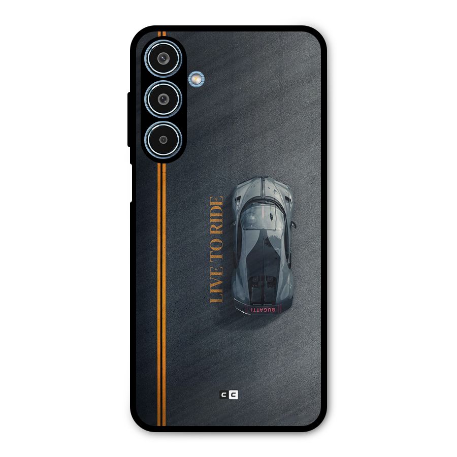 Live To Ride Metal Back Case for Galaxy M35