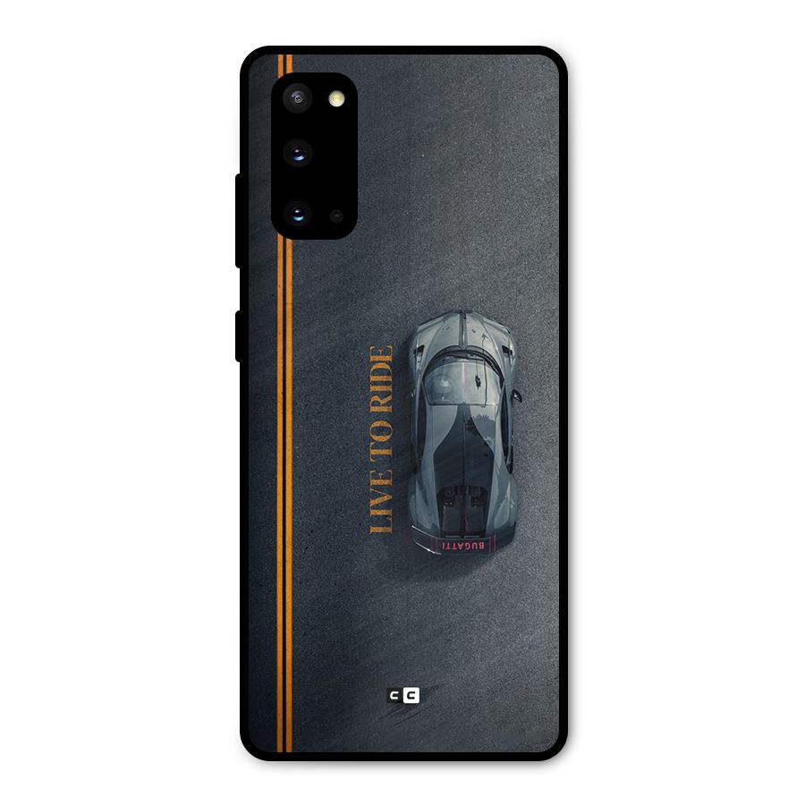Live To Ride Metal Back Case for Galaxy S20