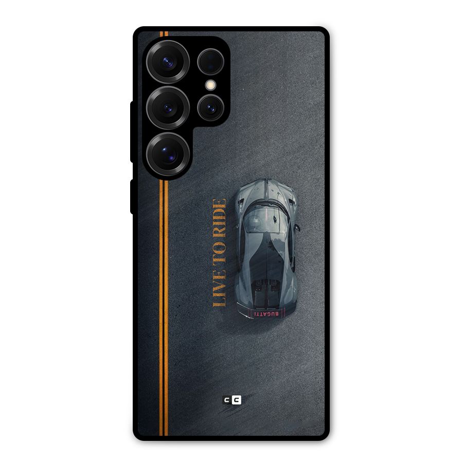 Live To Ride Metal Back Case for Galaxy S25 Ultra