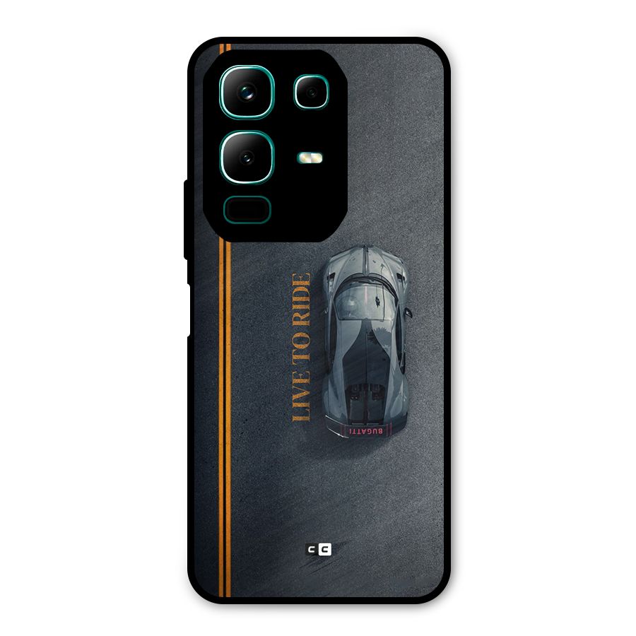 Live To Ride Metal Back Case for Infinix Note 50x