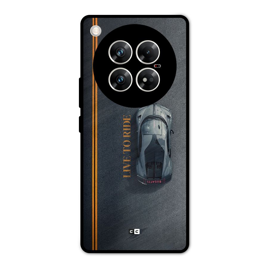 Live To Ride Metal Back Case for Infinix Zero 40 5G