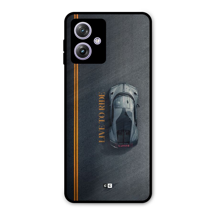 Live To Ride Metal Back Case for Moto G64