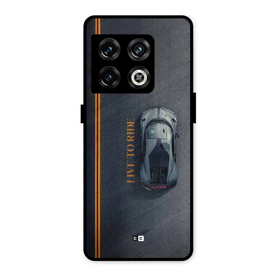 Live To Ride Metal Back Case for OnePlus 10 Pro 5G