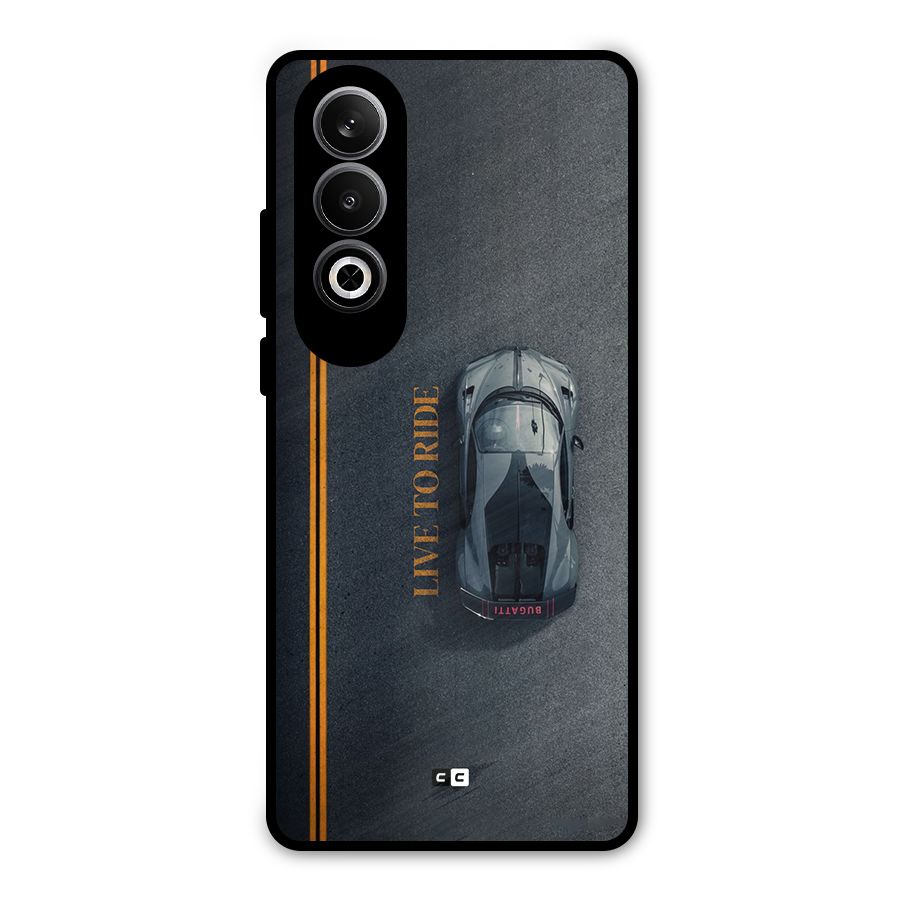 Live To Ride Metal Back Case for OnePlus Nord CE4