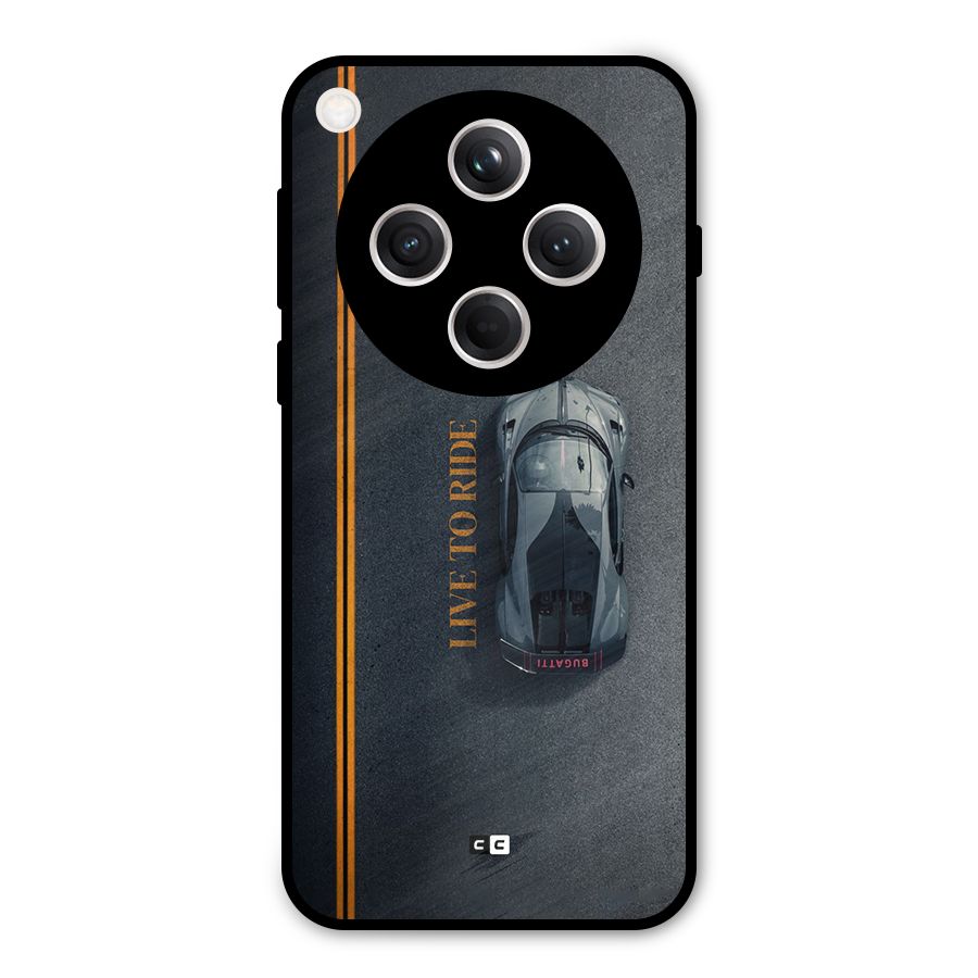Live To Ride Metal Back Case for Oppo Find X8