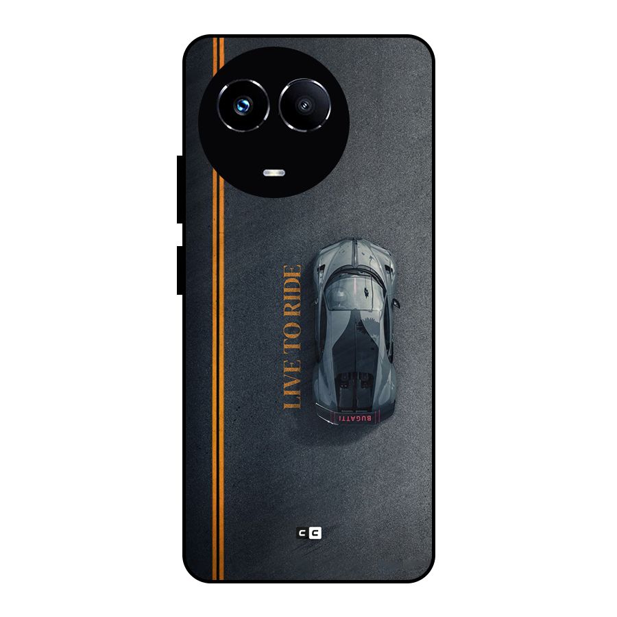 Live To Ride Metal Back Case for Realme 11X
