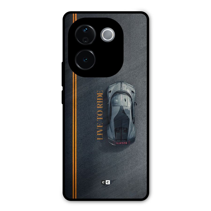 Live To Ride Metal Back Case for Vivo T3 Pro