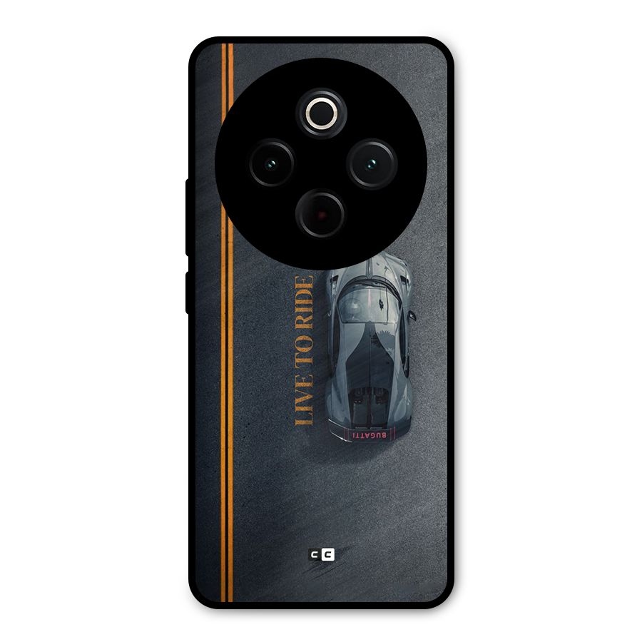 Live To Ride Metal Back Case for Vivo T4
