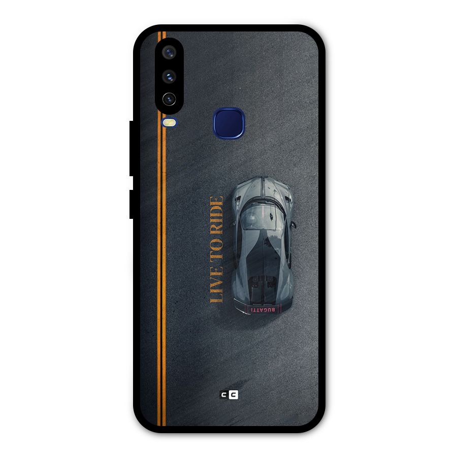 Live To Ride Metal Back Case for Vivo V17