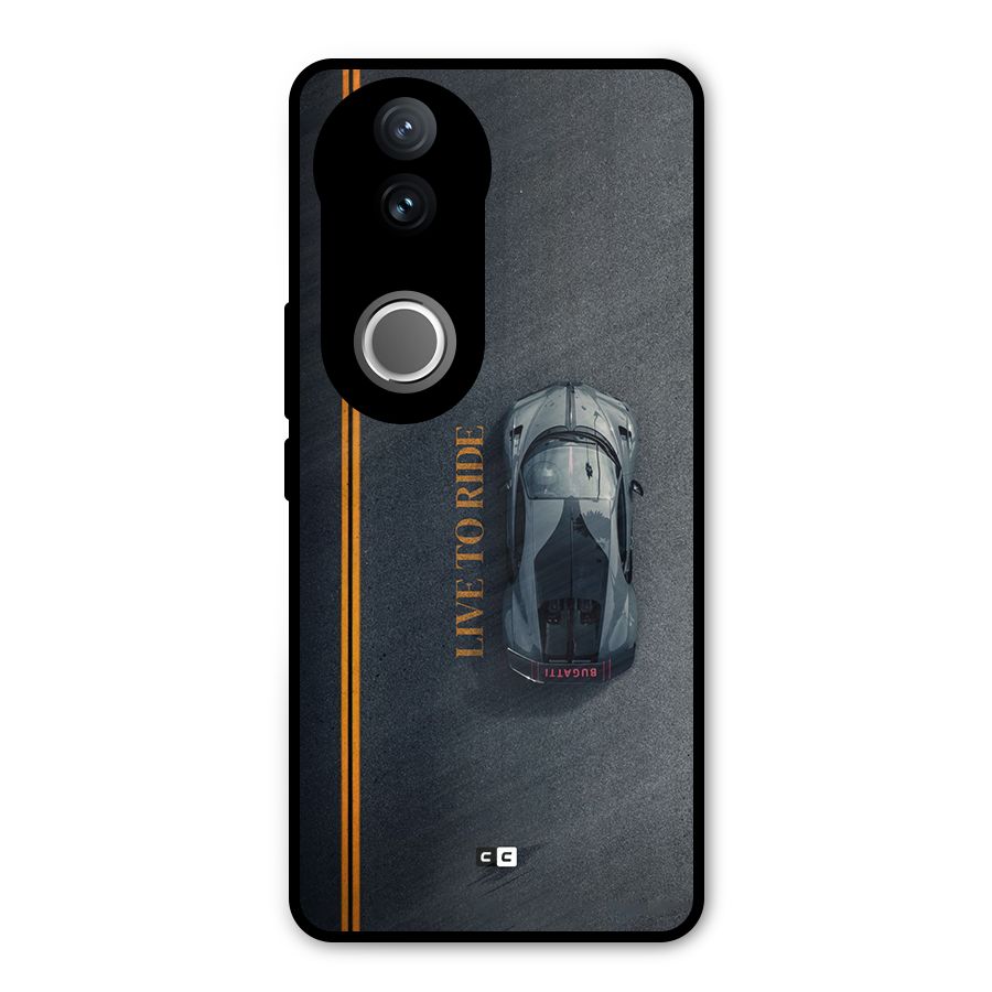 Live To Ride Metal Back Case for Vivo V50e