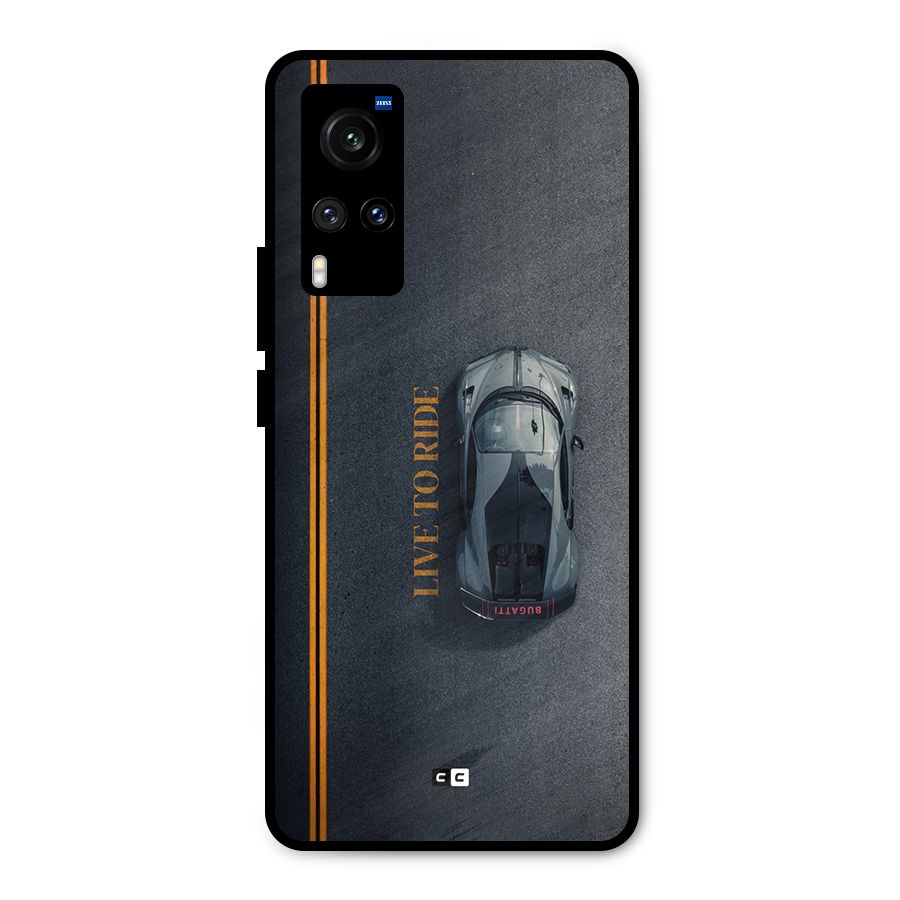 Live To Ride Metal Back Case for Vivo X60