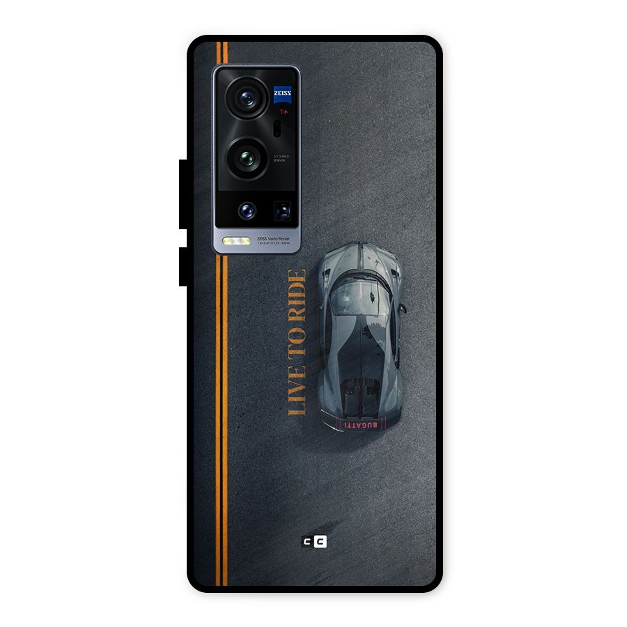 Live To Ride Metal Back Case for Vivo X60 Pro Plus