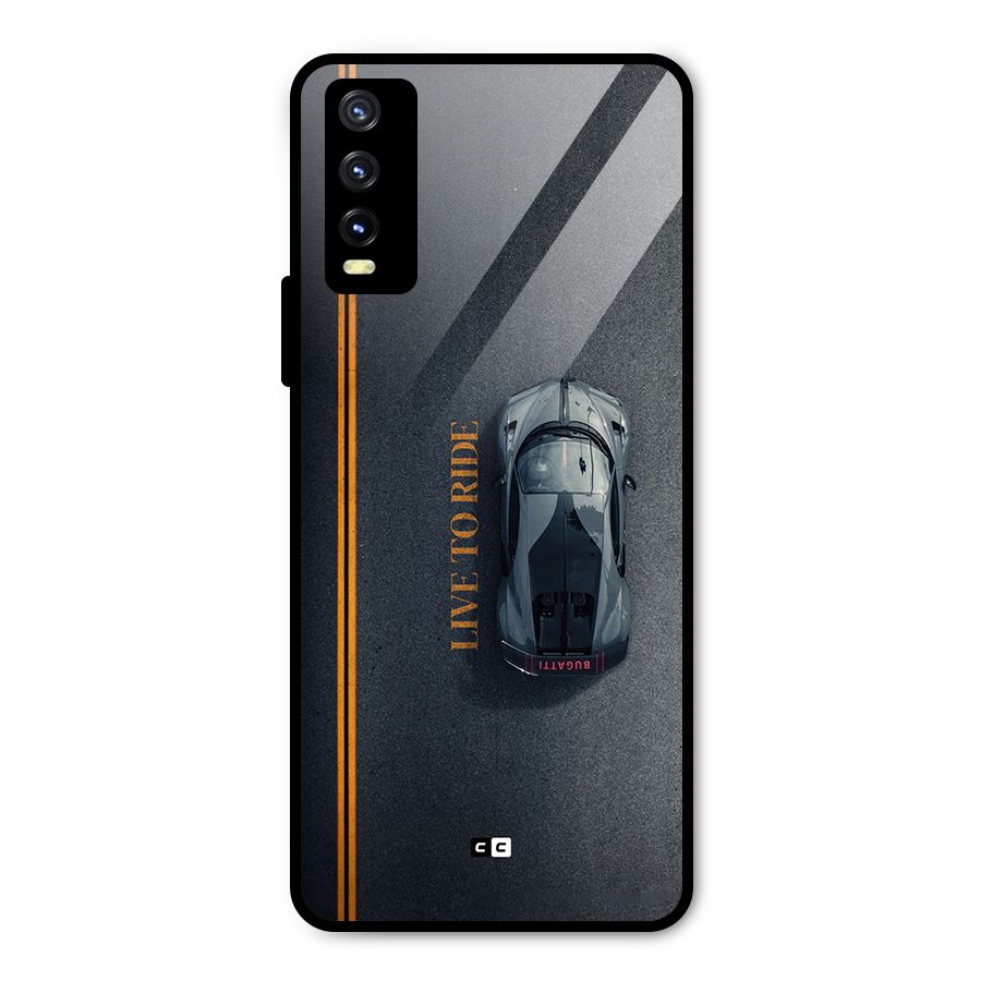 Live To Ride Metal Back Case for Vivo Y20