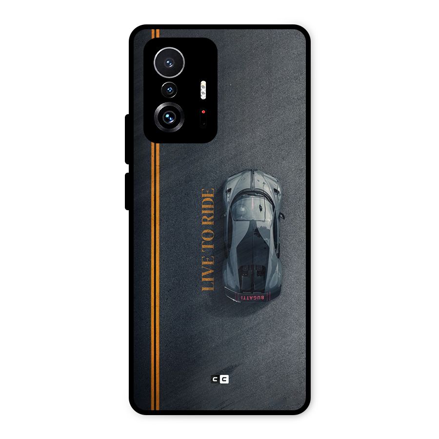 Live To Ride Metal Back Case for Xiaomi 11T Pro
