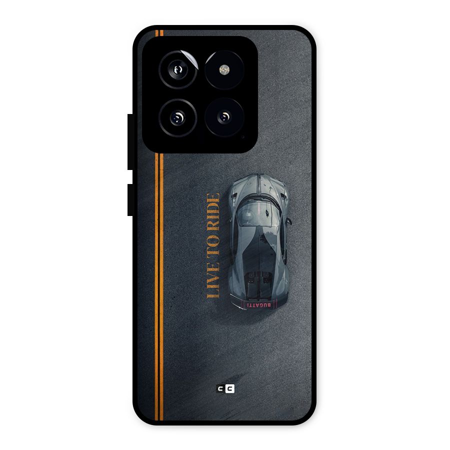 Live To Ride Metal Back Case for Xiaomi 14