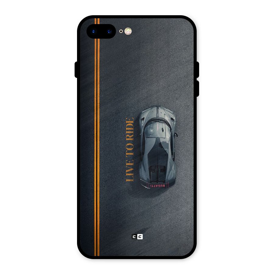 Live To Ride Metal Back Case for iPhone 7 Plus