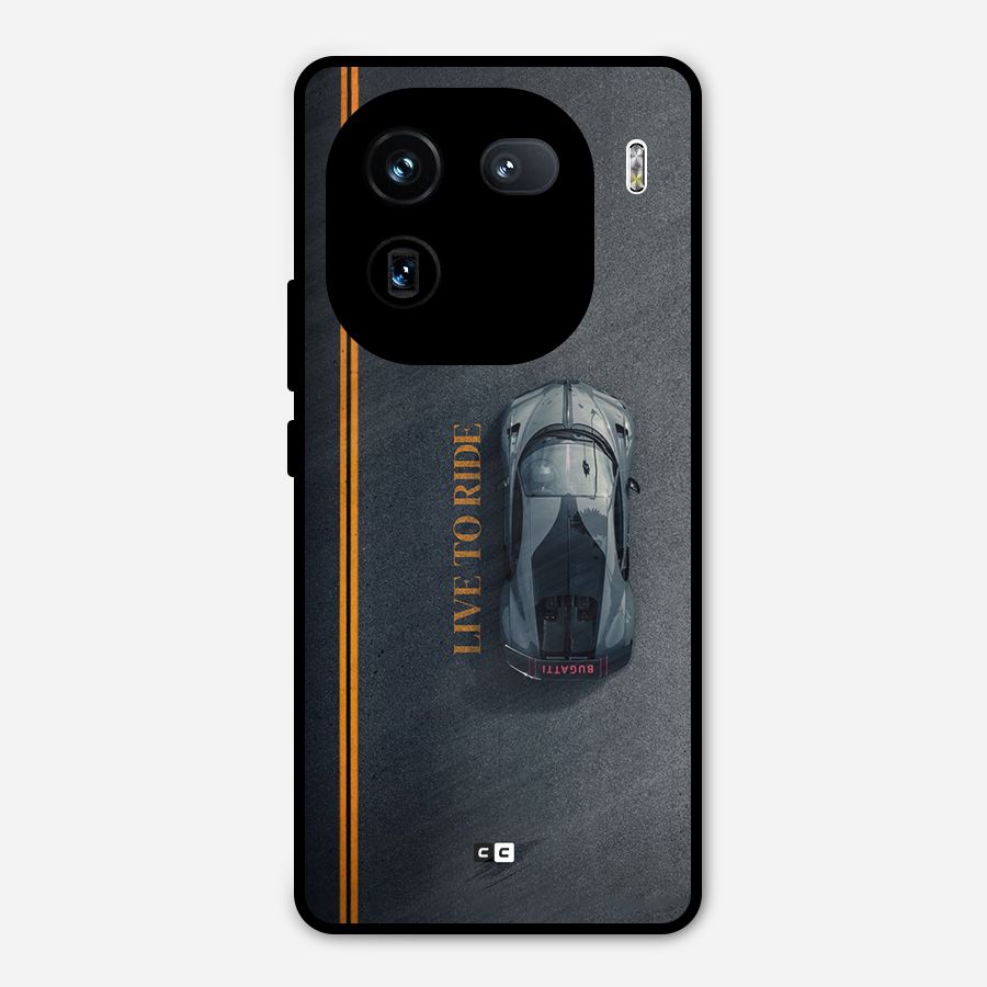 Live To Ride Metal Back Case for iQOO 12