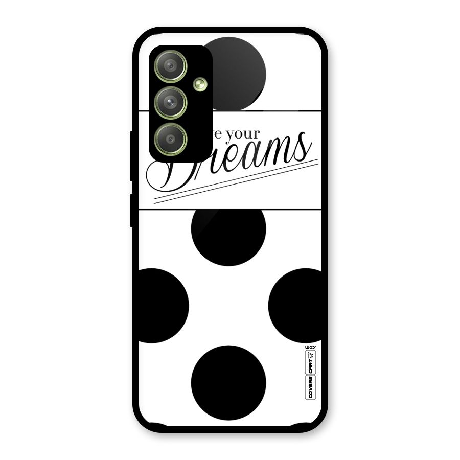 Live Your Dreams Glass Back Case for Galaxy A54