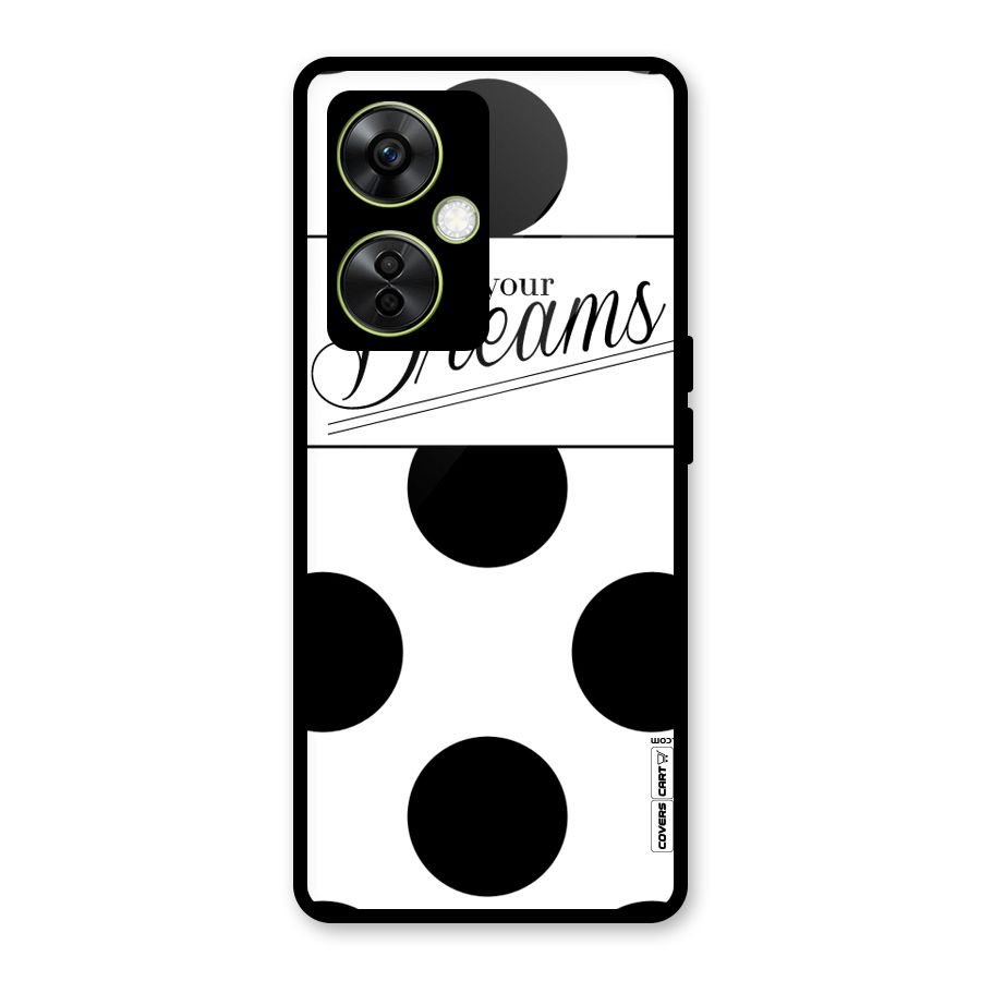 Live Your Dreams Glass Back Case for OnePlus Nord CE 3 Lite