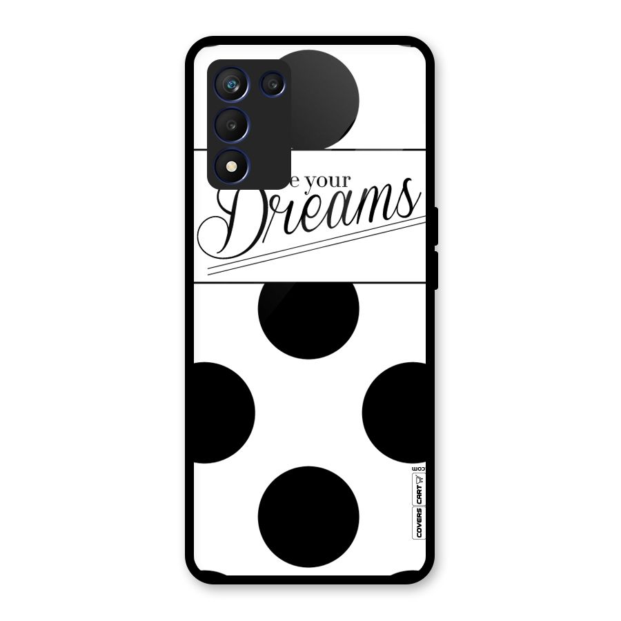 Live Your Dreams Glass Back Case for Realme 9 5G Speed