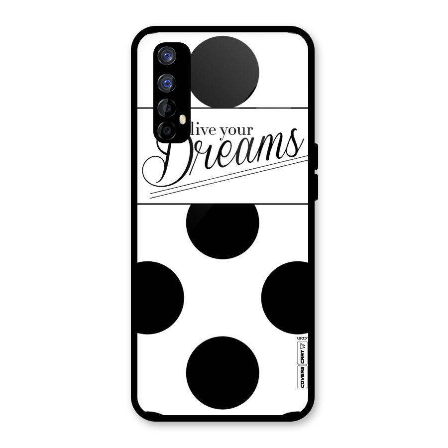 Live Your Dreams Glass Back Case for Realme Narzo 20 Pro