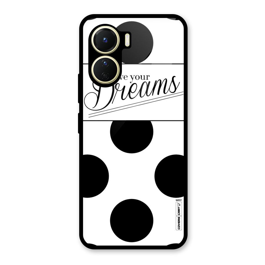 Live Your Dreams Glass Back Case for Vivo Y56