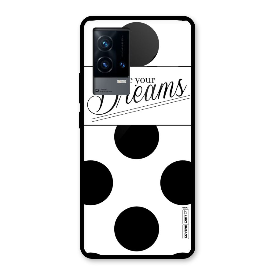 Live Your Dreams Glass Back Case for iQOO 9 5G