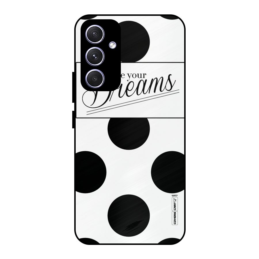 Live Your Dreams Metal Back Case for Galaxy A54