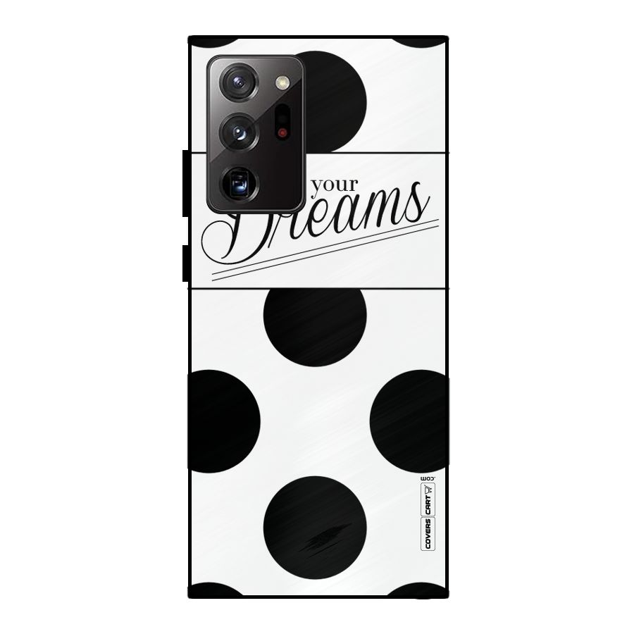 Live Your Dreams Metal Back Case for Galaxy Note 20 Ultra