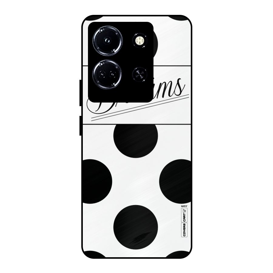 Live Your Dreams Metal Back Case for Infinix Note 30 5G