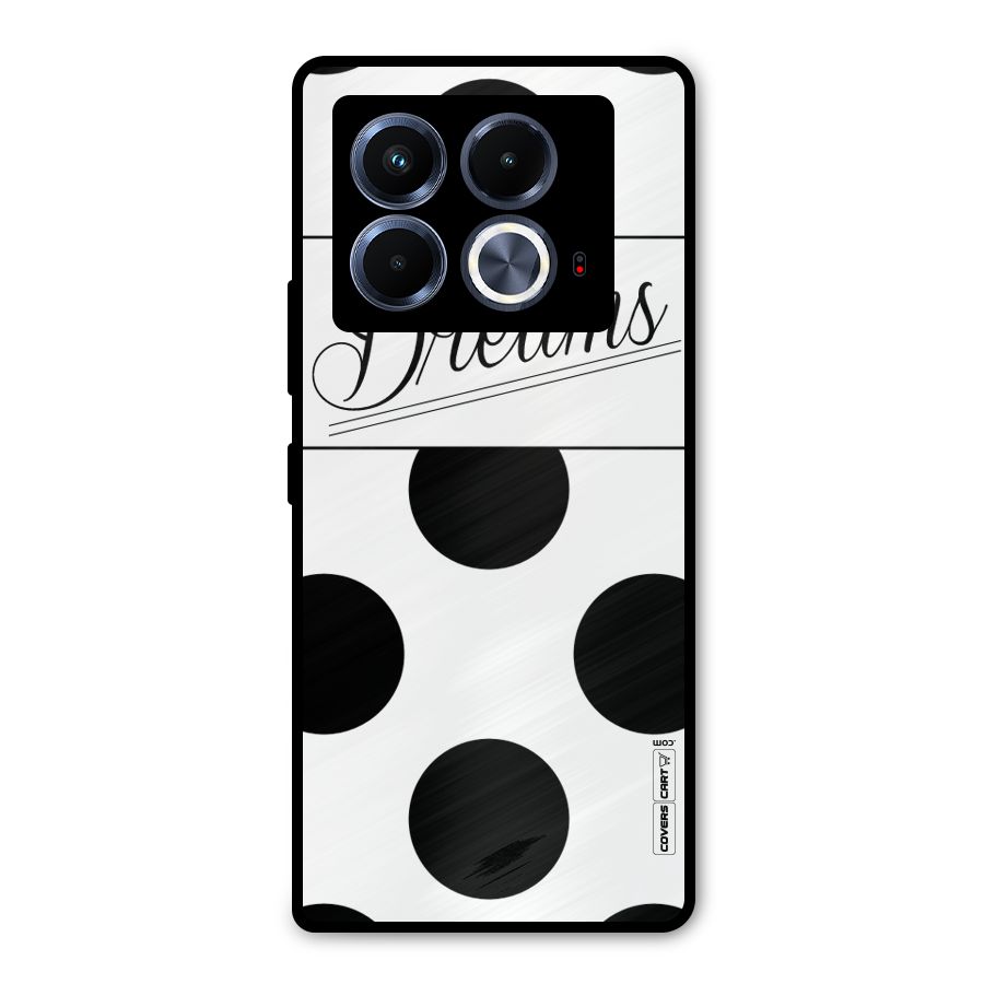 Live Your Dreams Metal Back Case for Infinix Note 40 5G
