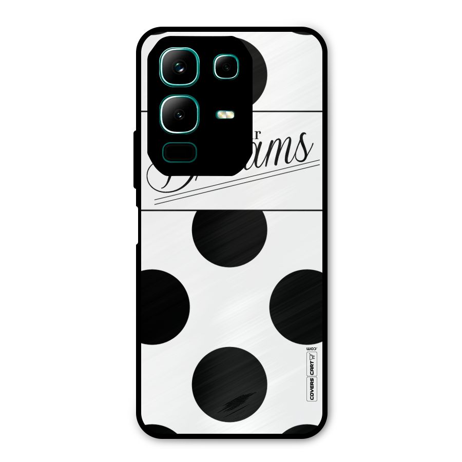 Live Your Dreams Metal Back Case for Infinix Note 50x