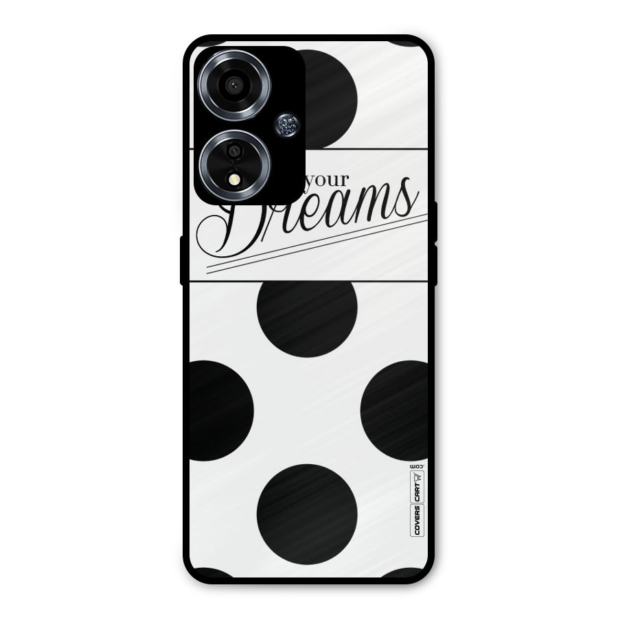 Live Your Dreams Metal Back Case for Oppo A59