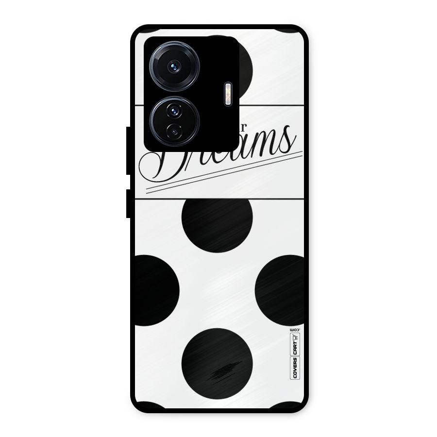 Live Your Dreams Metal Back Case for Vivo T1 Pro