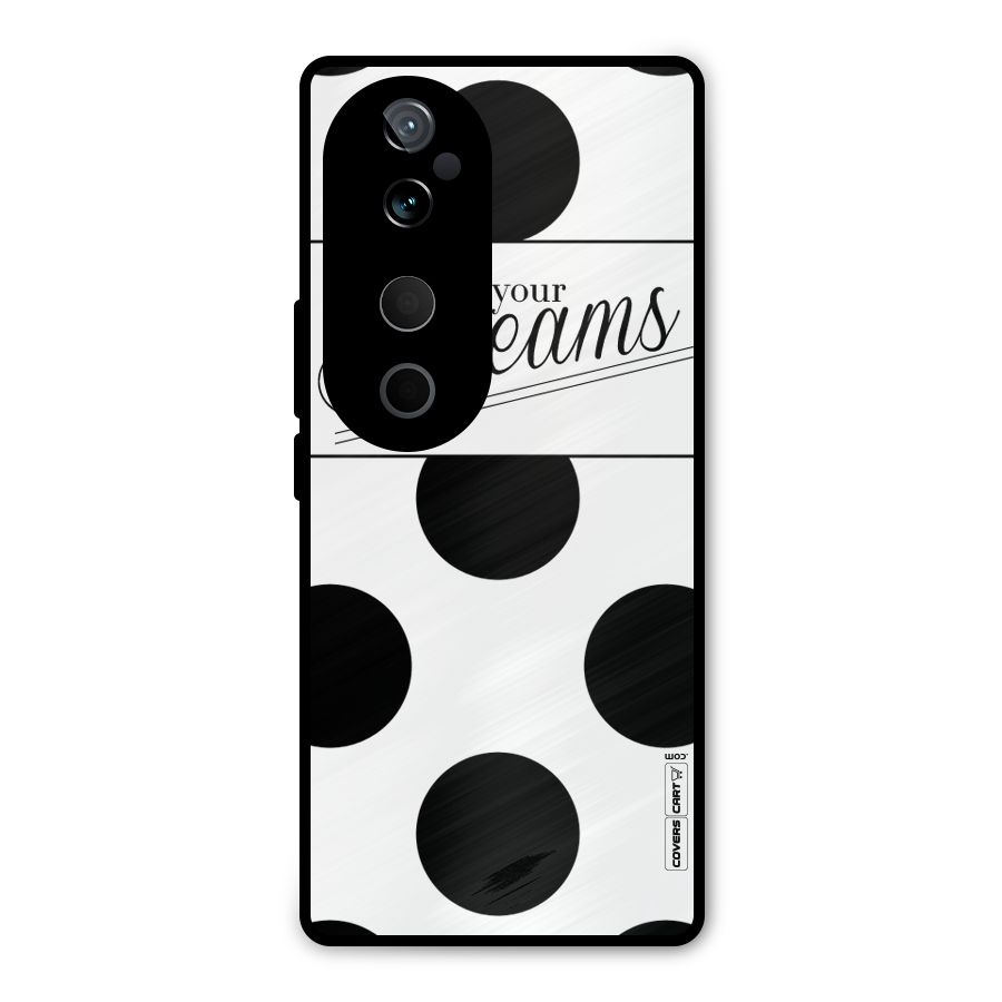 Live Your Dreams Metal Back Case for Vivo T3 Ultra