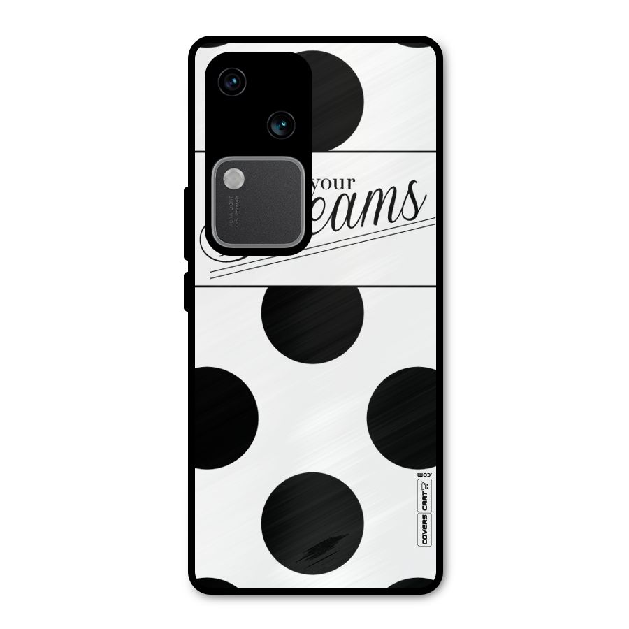 Live Your Dreams Metal Back Case for Vivo V30