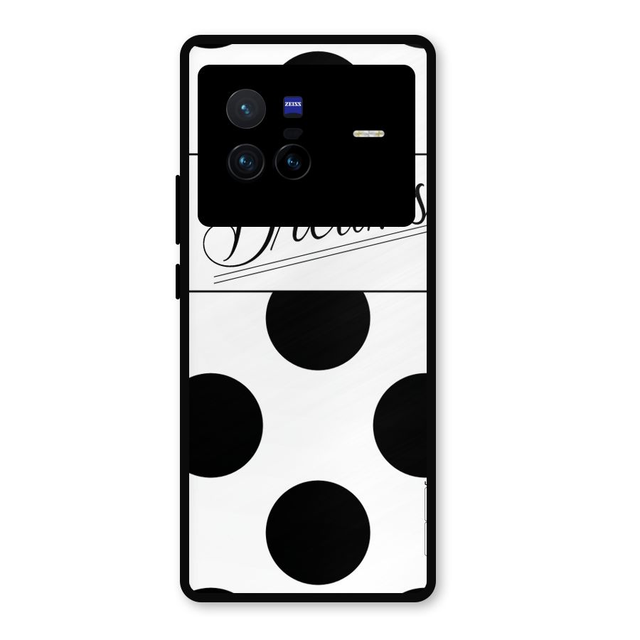 Live Your Dreams Metal Back Case for Vivo X80