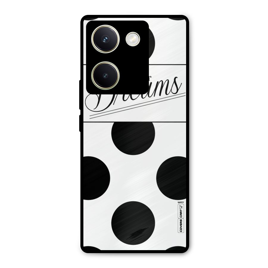 Live Your Dreams Metal Back Case for Vivo Y200 Pro