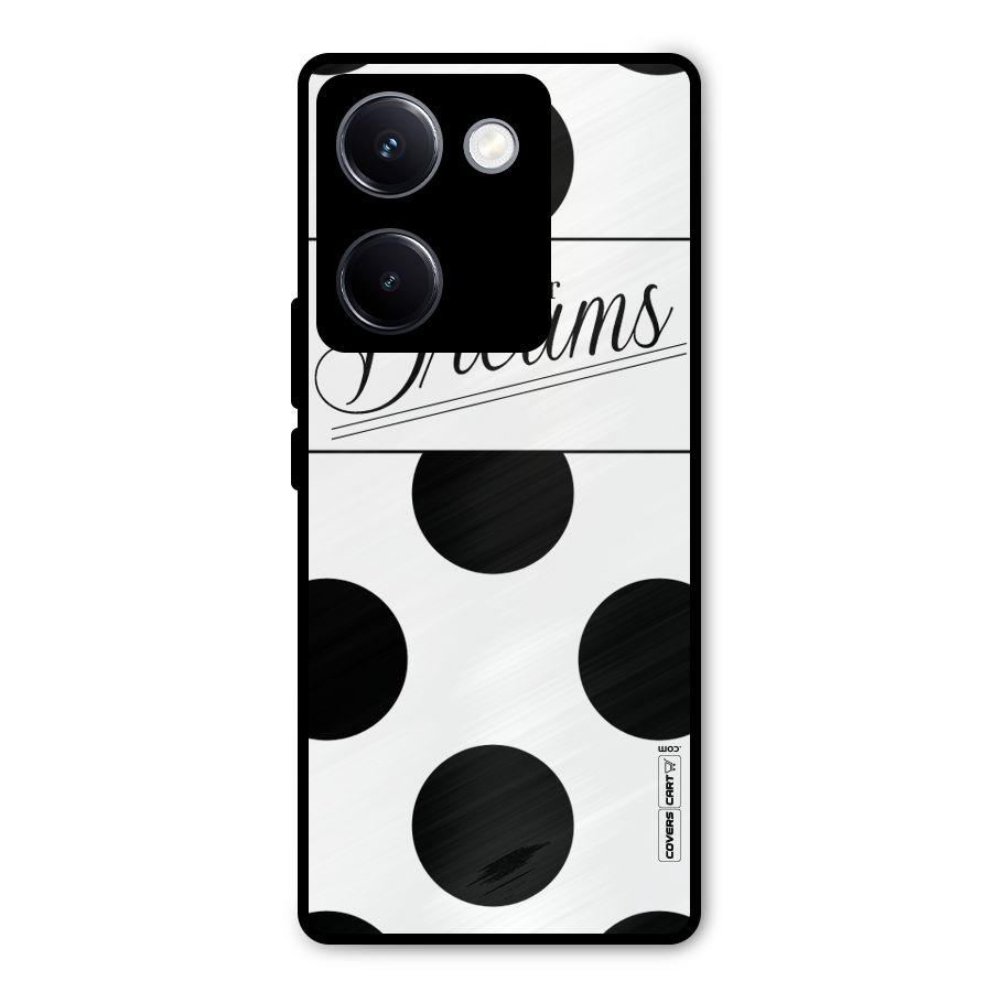 Live Your Dreams Metal Back Case for Vivo Y300 Plus