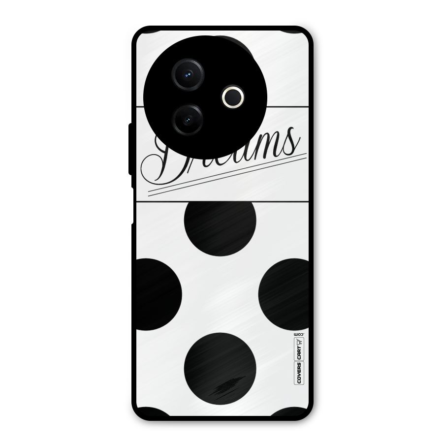 Live Your Dreams Metal Back Case for Vivo Y39