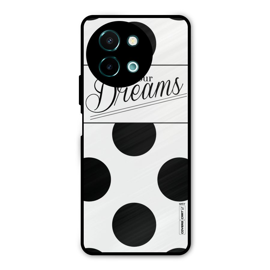 Live Your Dreams Metal Back Case for Vivo Y58