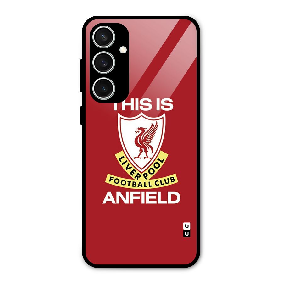 LiverPool Anfield Glass Back Case for Galaxy S23 FE