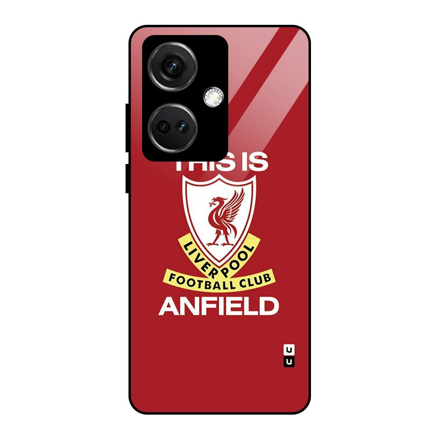 LiverPool Anfield Glass Back Case for OnePlus Nord CE 3 5G